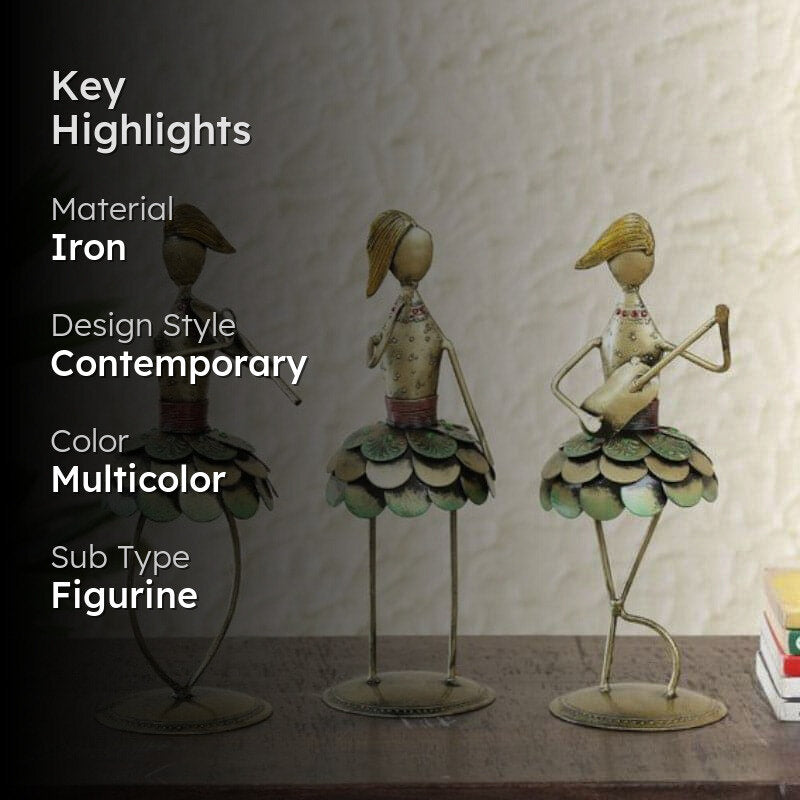 Tribal Concert Showpiece - Set Of Three media 2