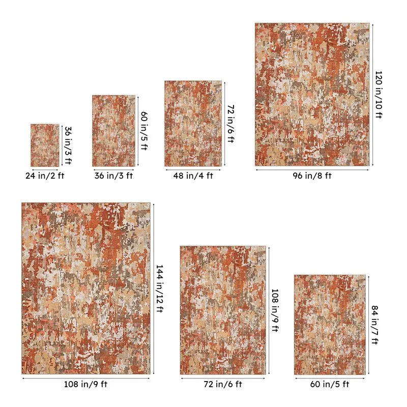 Aria Abstract Polyester Carpet - Brown media 13