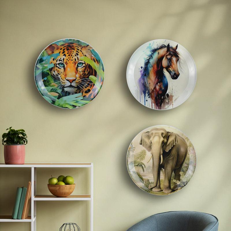 Untamed Wild Wall Plate - Set Of Three