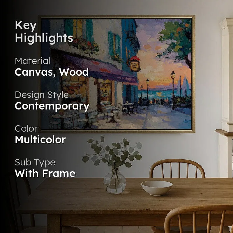 Ocevara Canvas Wall Painting With Frame media 2