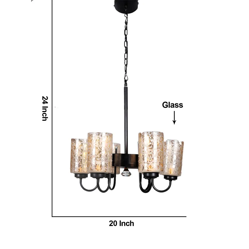 Dreamy Flora Glass Viya Ceiling Lamp media 4