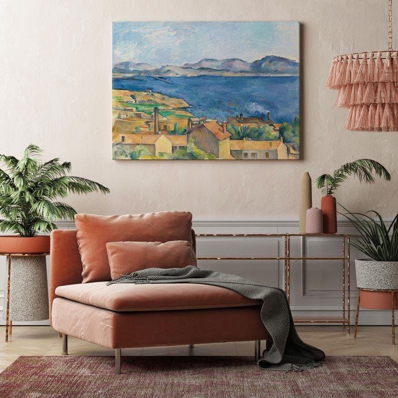 Marseille Canvas Painting - Paul Cezanne - Gallery Wrap