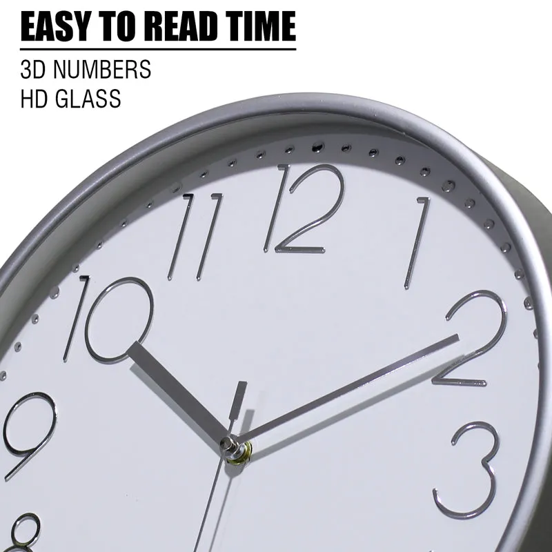 Tynox Analog Wall Clock - Grey, White media 8