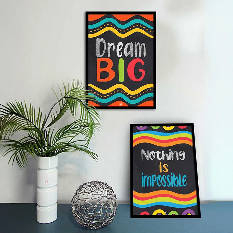 Nothing Is Impossible Wall Art - Set Of Two media 3