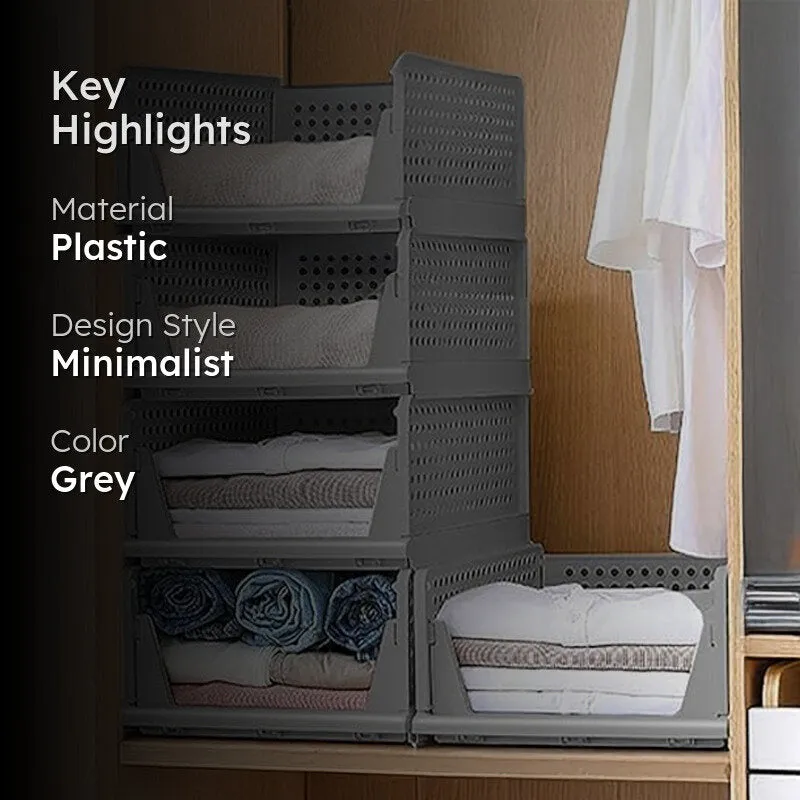 Closette Five Tier Cloth Organiser - Set of Five media 2