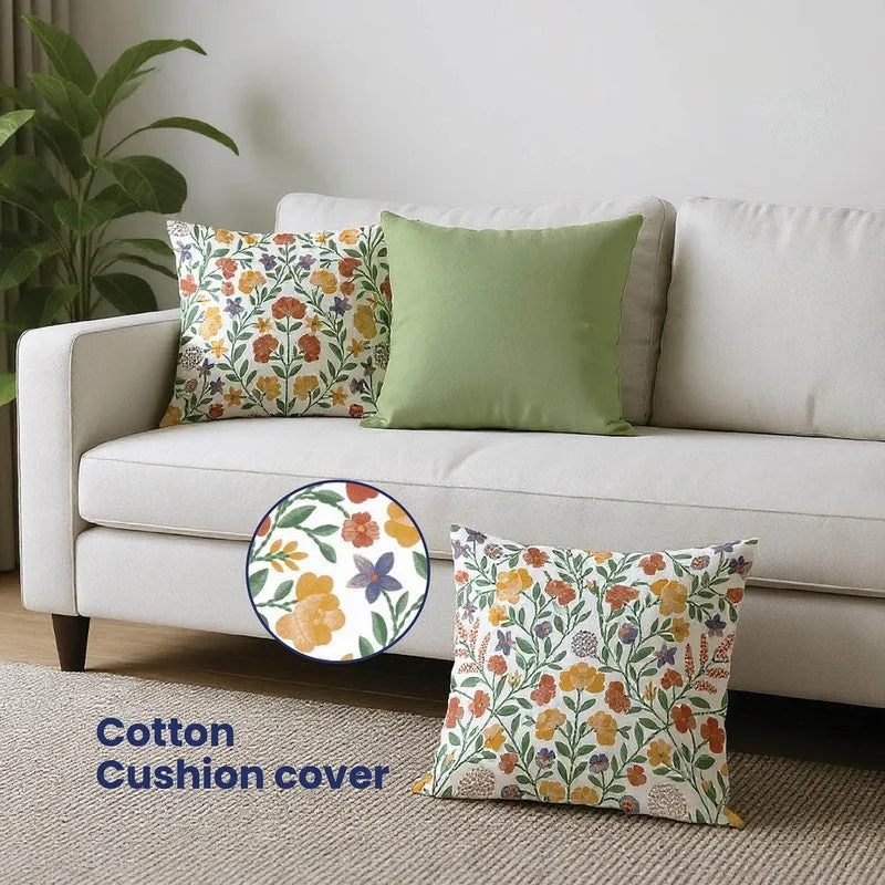 Urban Space Cozea Multicolor Cotton Cushion Cover Set - Set of Three media 3