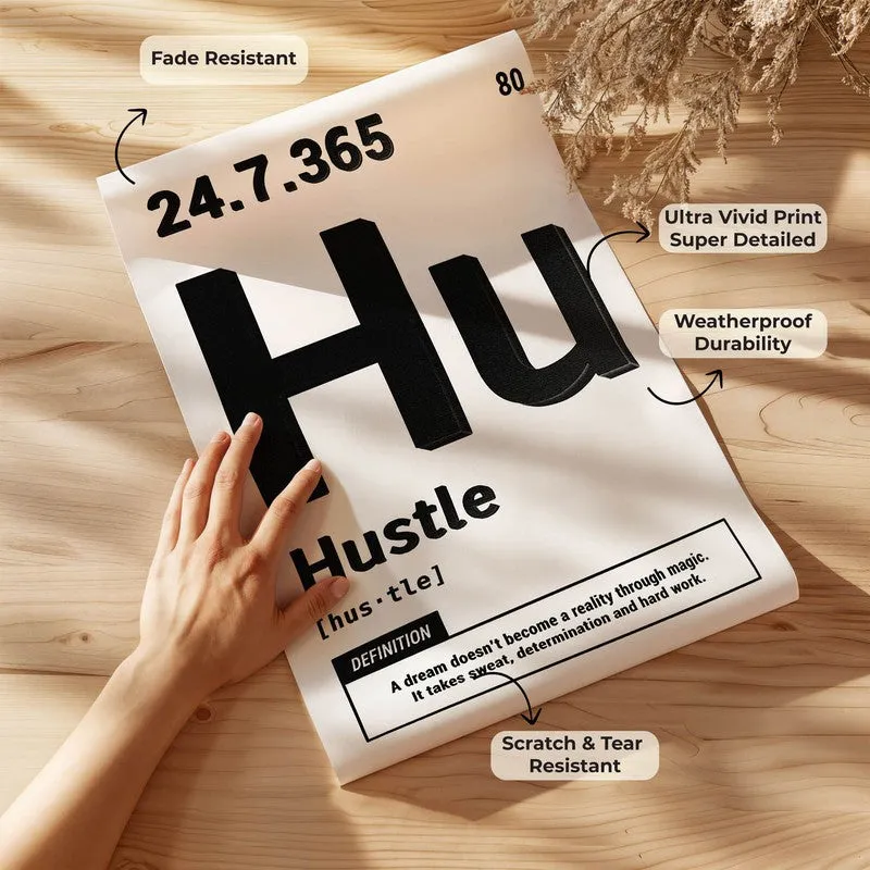 Hustle Energy Wall Poster media 8