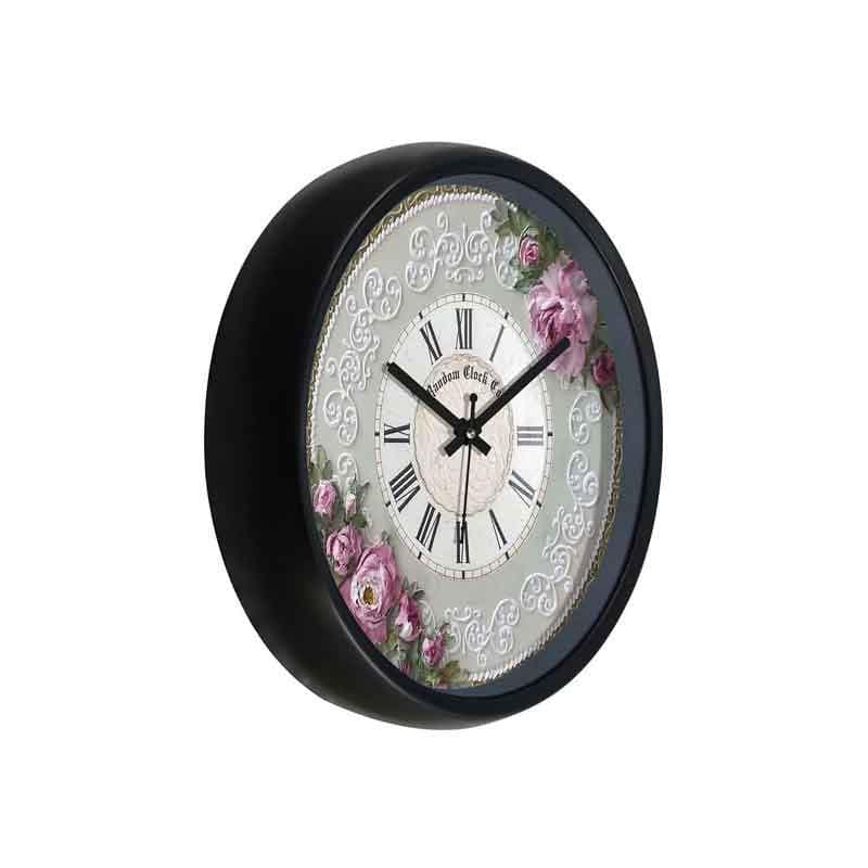 World Of Florals Wall Clock media 4