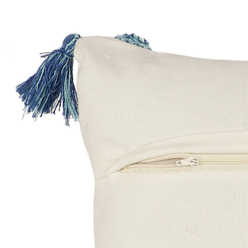 Blue Bath Tufted Cushion Cover media 6