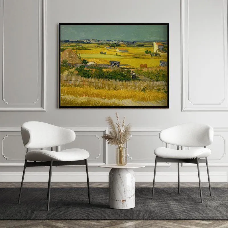 The Harvest By Vincent Van Gogh - Black Frame media 5