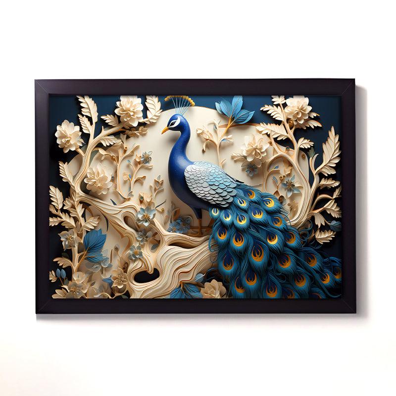 Peacock Prime Wall Painting media 3