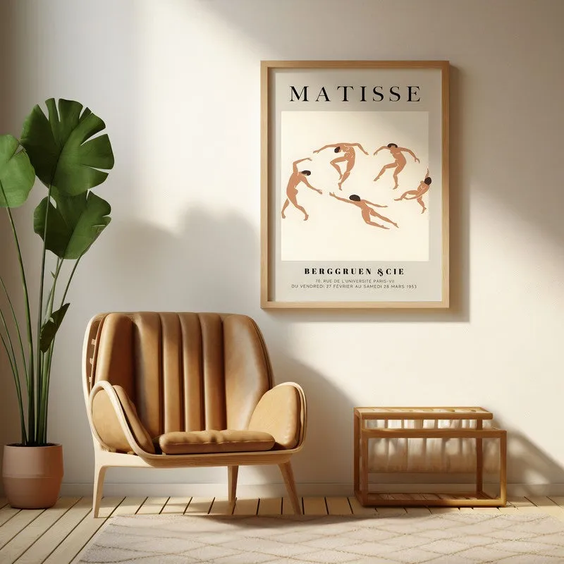 Rhythm Canvas Wall Painting With Brown Frame media 6