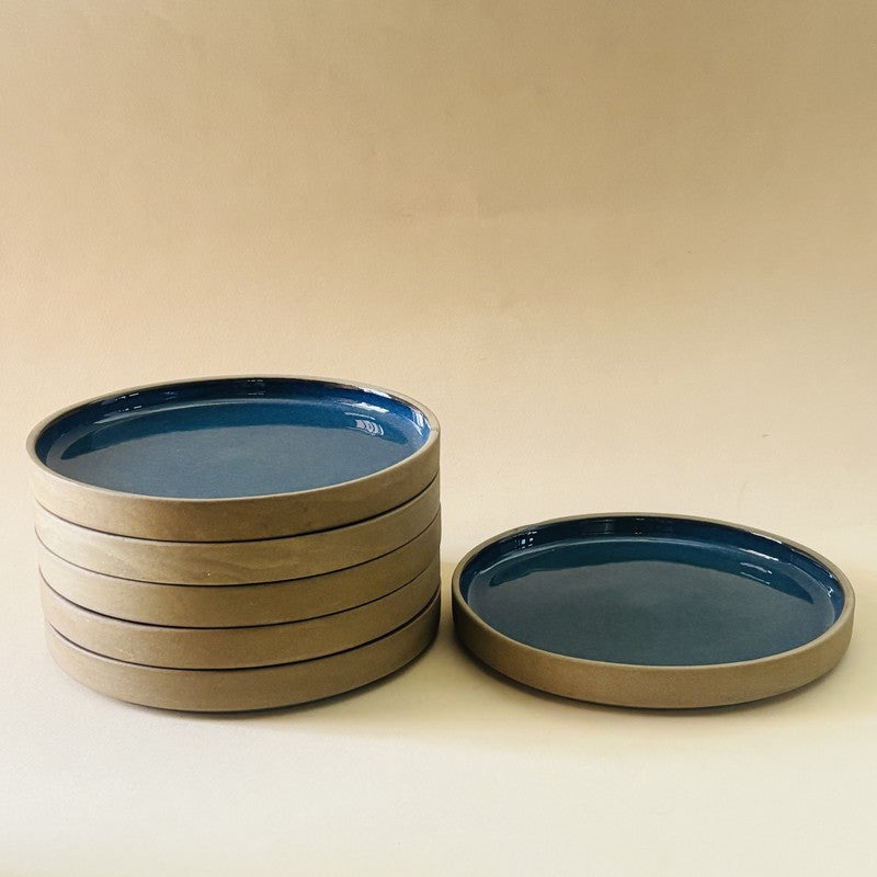 Azzure Ceramic Quarter Plate (6 Inch) - Set of Six media 5