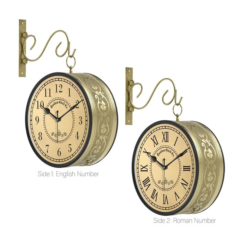 Bellmont Double Sided Wall Clock media 4