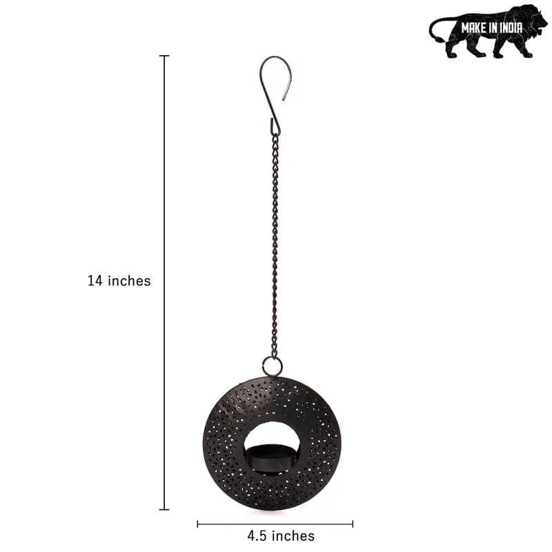 Wall Hanging Jali Tealight Holder media 4