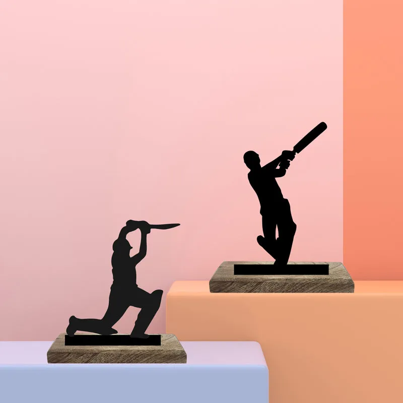 Cricket Duo I Showpiece - Set Of Two media 1