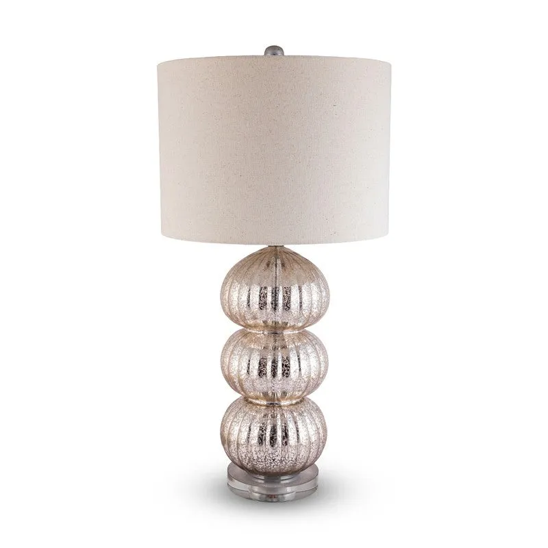 AarviDecor Remington Accent Fabric Table Lamp - Beige media 4