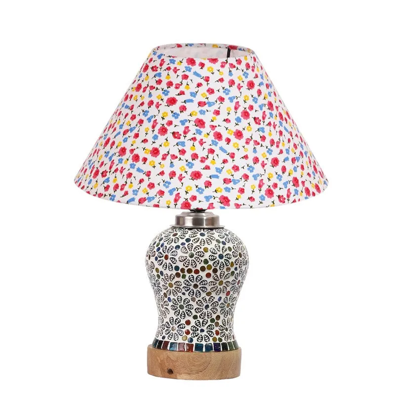 Santora Fleura Arbor Wooden Table Lamp - Multicolor media 4