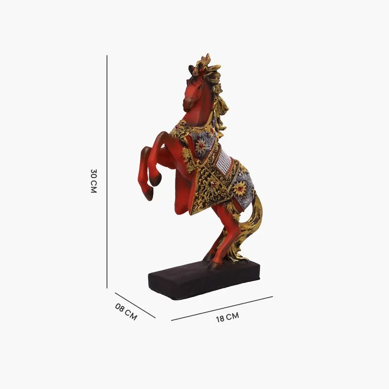Majestic Rearing Horse Polyresin Showpiece (13 inches) media 6
