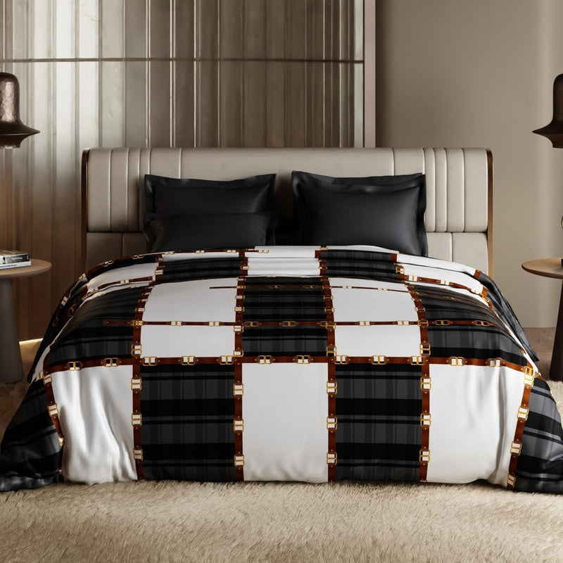 Blissio Printed Satin Comforter - 150 GSM