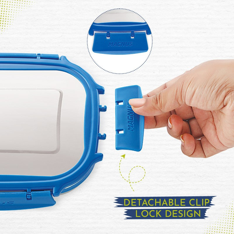 Veylo Compact Lunch Box (150 ML/800 ML) - Set of Two media 8
