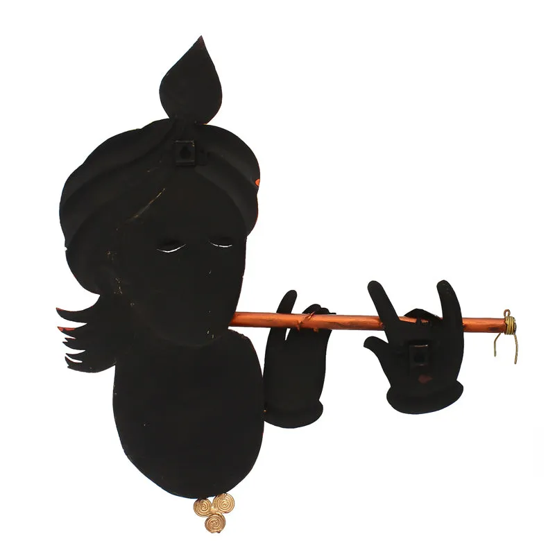 Krishna Muralii Religious Iron Wall Accent media 4