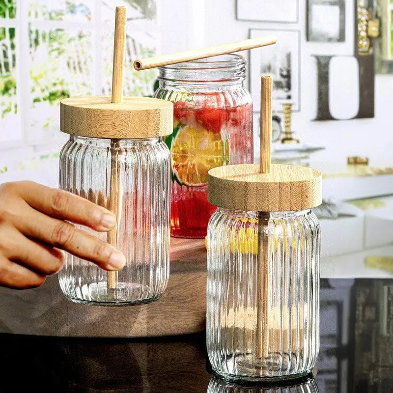 Ponting Drinking Jar With Straw media 3