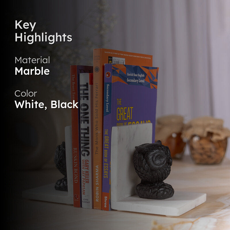 Veritas Marble Book End - Set Of Two media 2