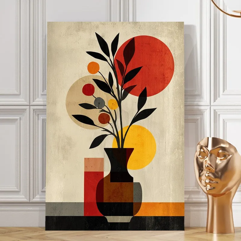 Abstract Botanical Form Canvas Wall Art media 7