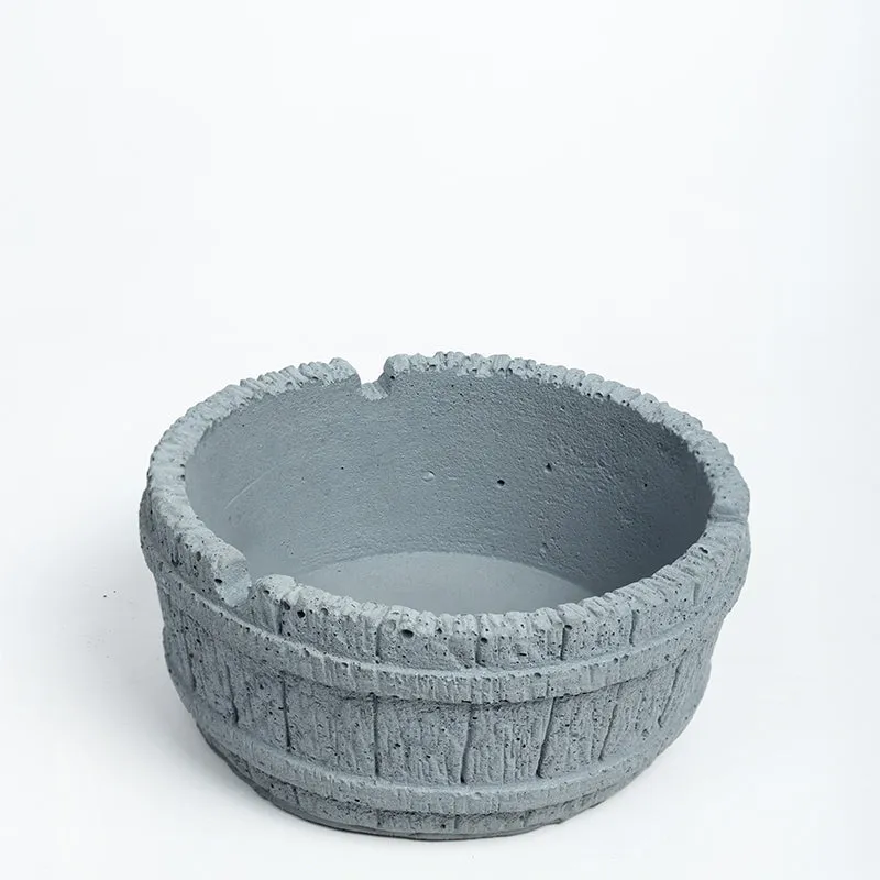 Barrel Concrete Ash Tray media 1