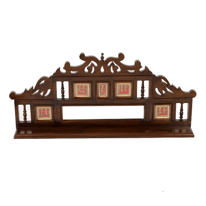 Alia Teak Wood Shelve media 3