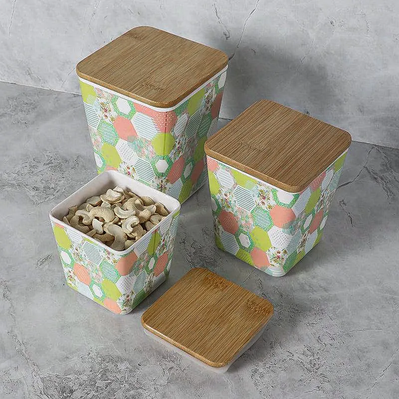 Abso Stack Condiment Container with Lid (450 mL/750 mL/1140 mL)- Set Of Three media 4