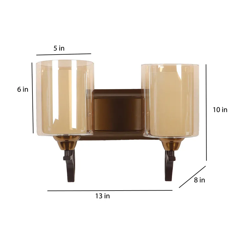 Glen Iron Wall Lamp With Glass Shade media 10