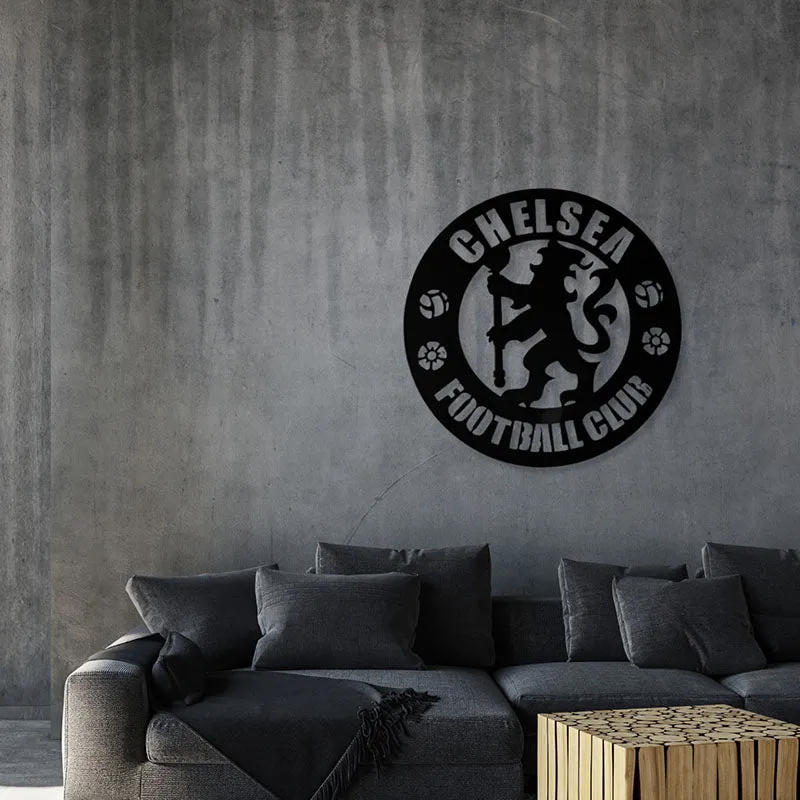 Chelsea Football Club Black Iron Wall Accent media 1