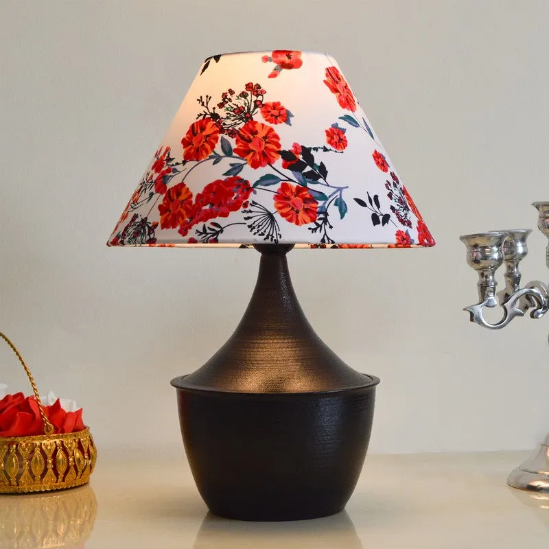 FloralWhisper Light Metal Table Lamp media 4
