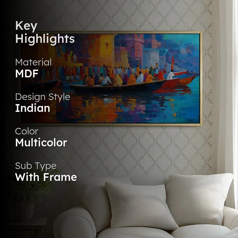 Silent Oars on Sacred Waters Wall Art media 2