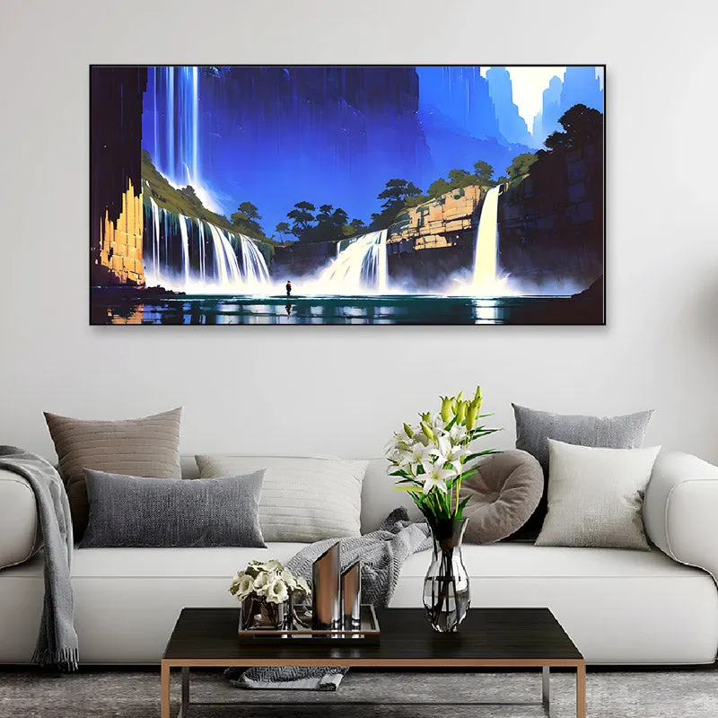 Iris Falls Canvas Wall Painting media 3