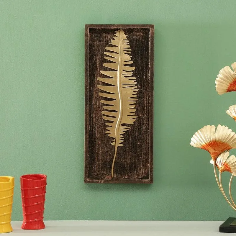 Leaf Locks Metal And MDF Wall Accent media 1