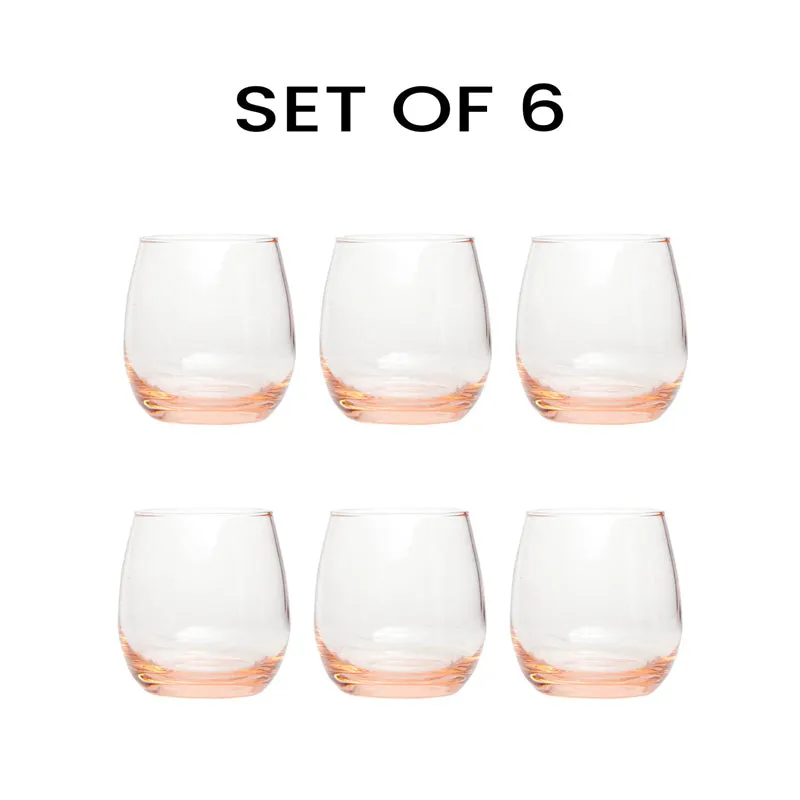 Luminarc Maine Whiskey Glass (320 mL/Pink) - Set Of Six media 4