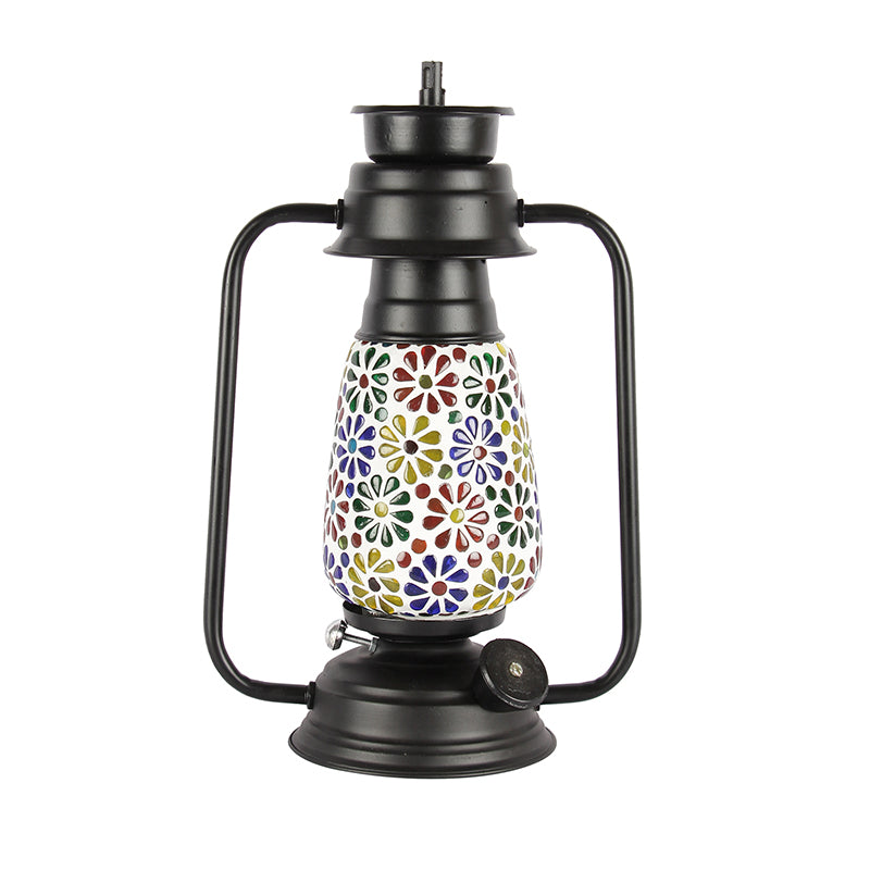 Madhura Mosaic Lantern Iron Table Lamp media 4