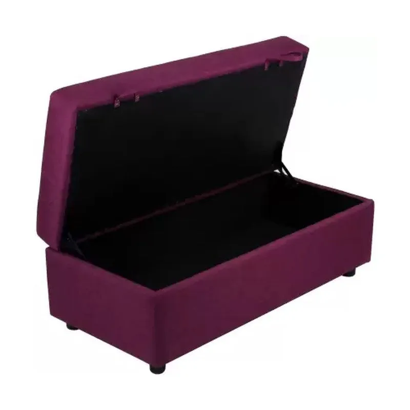 Zaviro Nuvia Ottoman - Purple media 4