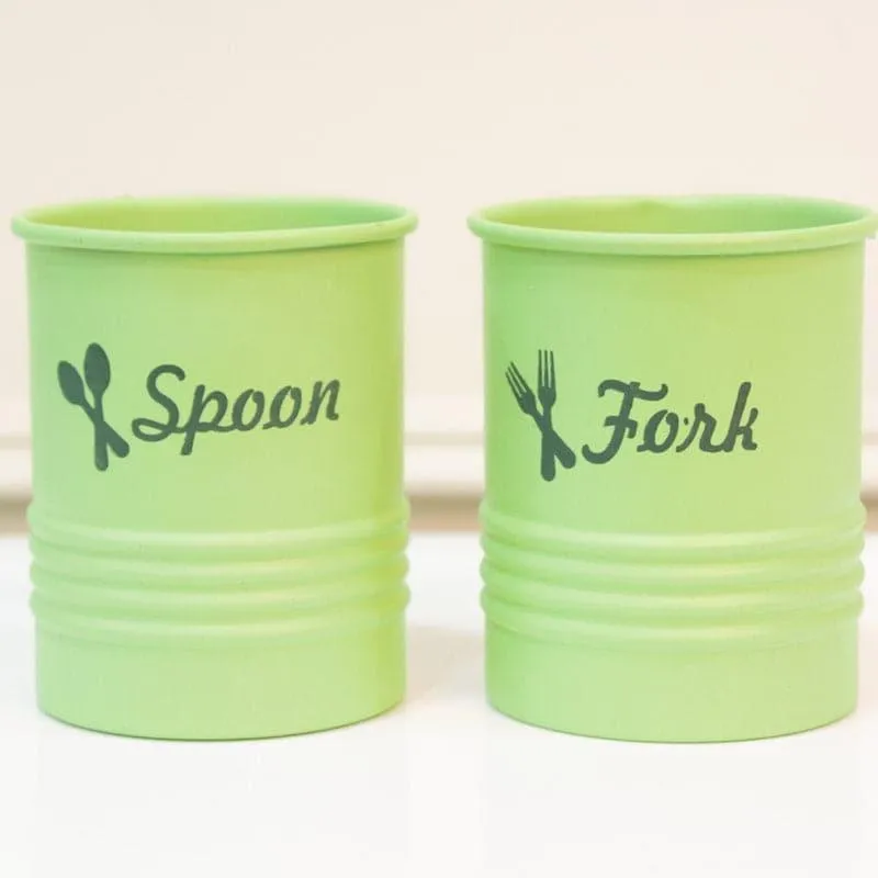 Ferrous Fun Cutlery Holder (Green) - Set Of Two media 3