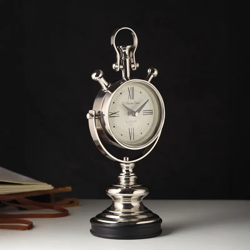 TickLine Table Clock - Silver media 3