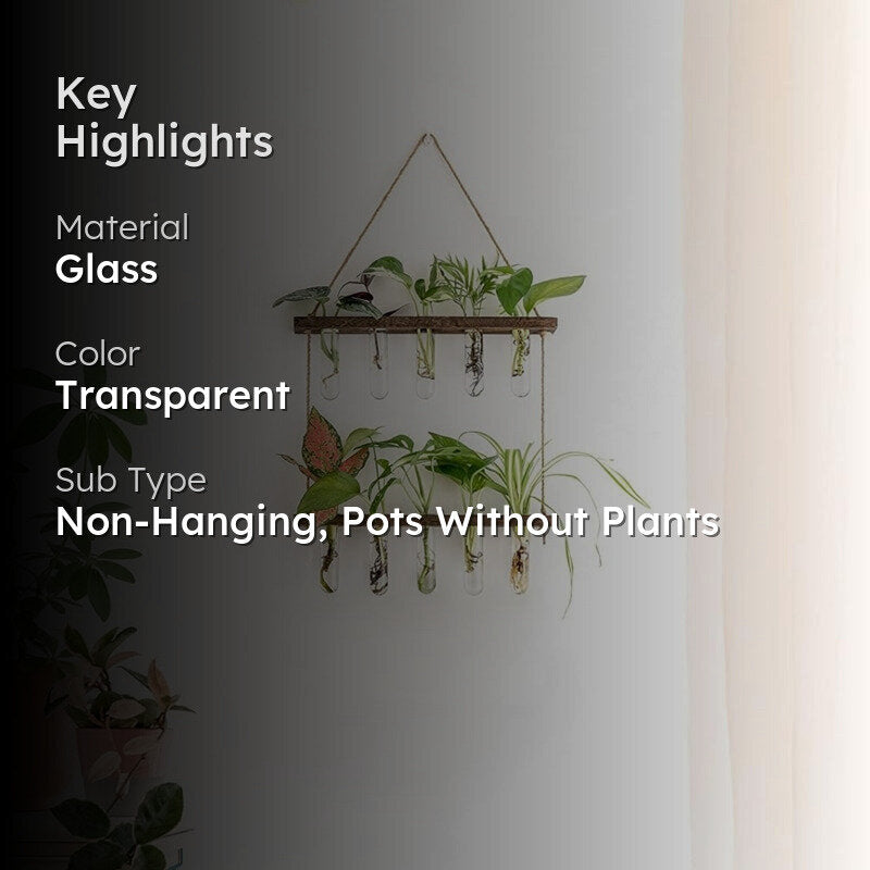 Bade Hanging Test Tube Planter media 2