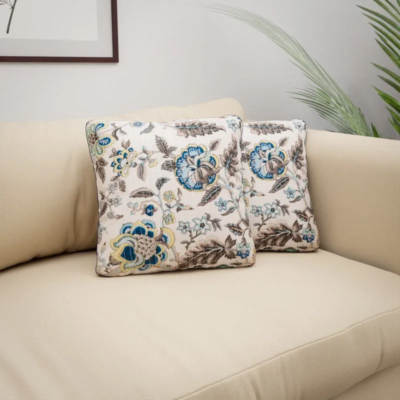 Wild Petal Cotton Cushion Covers - Set Of Two media 5