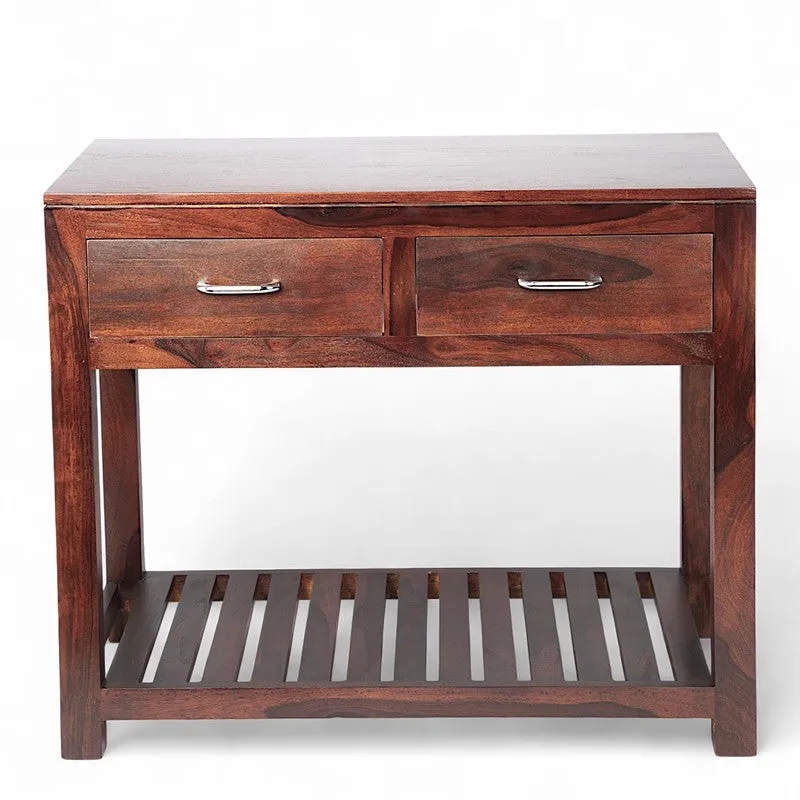 Wynex Sheesham Wooden Table - Brown media 6