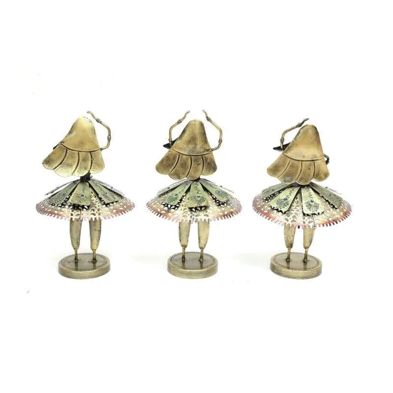 Tribal Twirl Showpiece - Set Of Three media 4