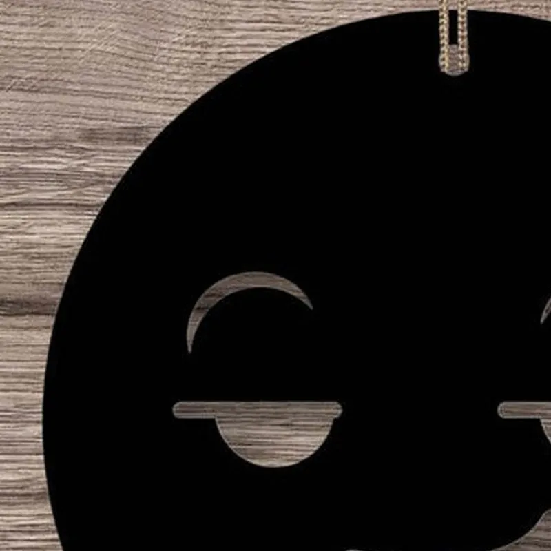 Hey! Emoji Mild Steel Wall Accent media 4