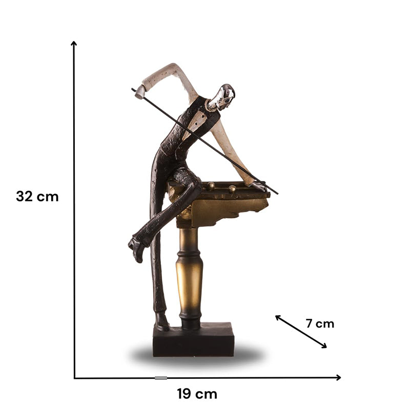 The Pool Player Resin Showpiece media 6
