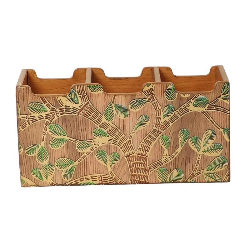 Sona Patta Tri-Compartment Cutlery Stand media 5